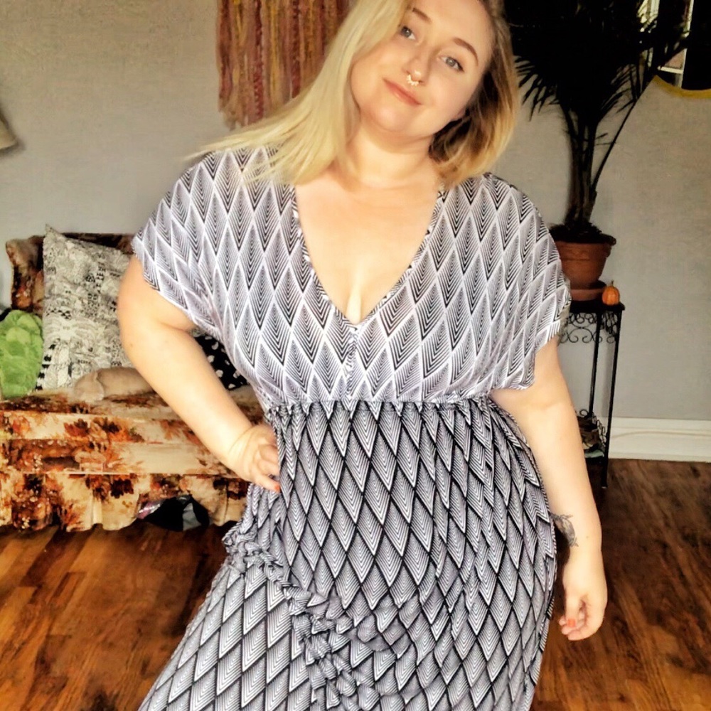 Art Deco Maxi Dress